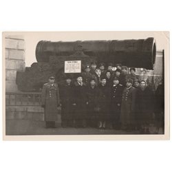 1950s Group photo Soviet officers greatcoats, uniform USSR Soviet Original Photo