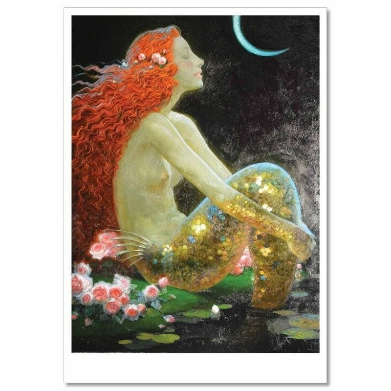 Fantasy Girl Mermaid by Victor Nizovtsev NEW Russian Modern Postcard