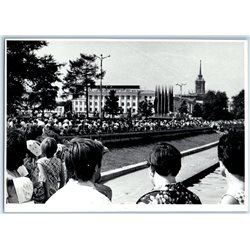 WWII Victory Day  Parade in Sverdlovsk Stalin building USSR Soviet Orig Photo