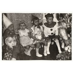 1970s Holiday in a kindergarten Christmas Fashion Soviet Original Vintage Photo