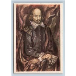 GREATEST DRAMATIST Playwrights of the world Shakespeare SET of 16 Russian postcards