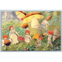 CHILDREN OF THE FOREST GNOMES Fantasy by ELSA BESKOW SET of 6 New Postcards