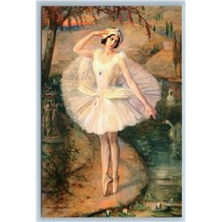 ANNA PAVLOVA Russian Ballerina in Ballet SWAN LAKE Dance New Postcard