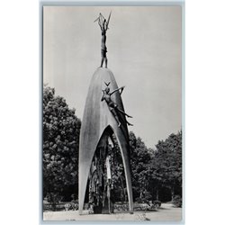 Hiroshima Nuclear Bomb WWII 佐々木 禎子 Sadako Girl Real Photo RPPC USSR Postcard