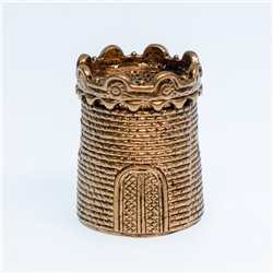 Thimble TOWER Castle Solid Brass Metal Russian Souvenir Collectible